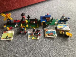 5 sæt gamle Lego sæt