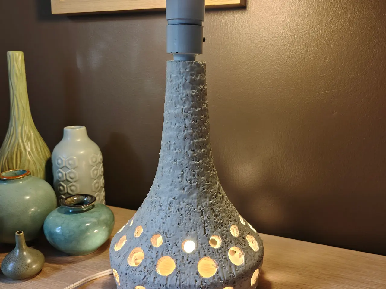 Billede 1 - Flot vintage bordlampe