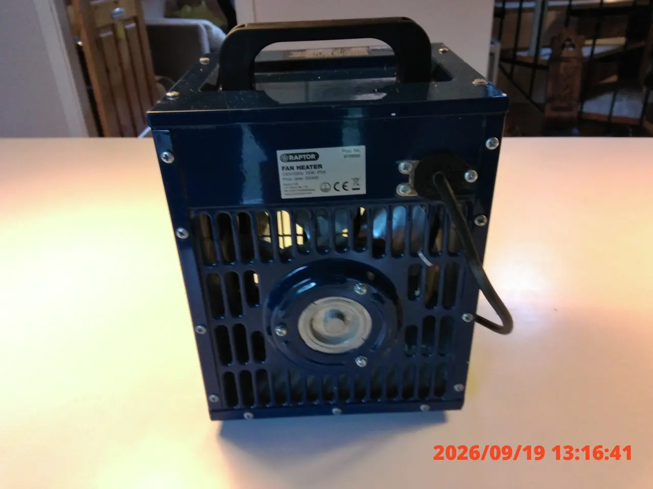 Billede 4 - Raptor varmeblæser på 2000W