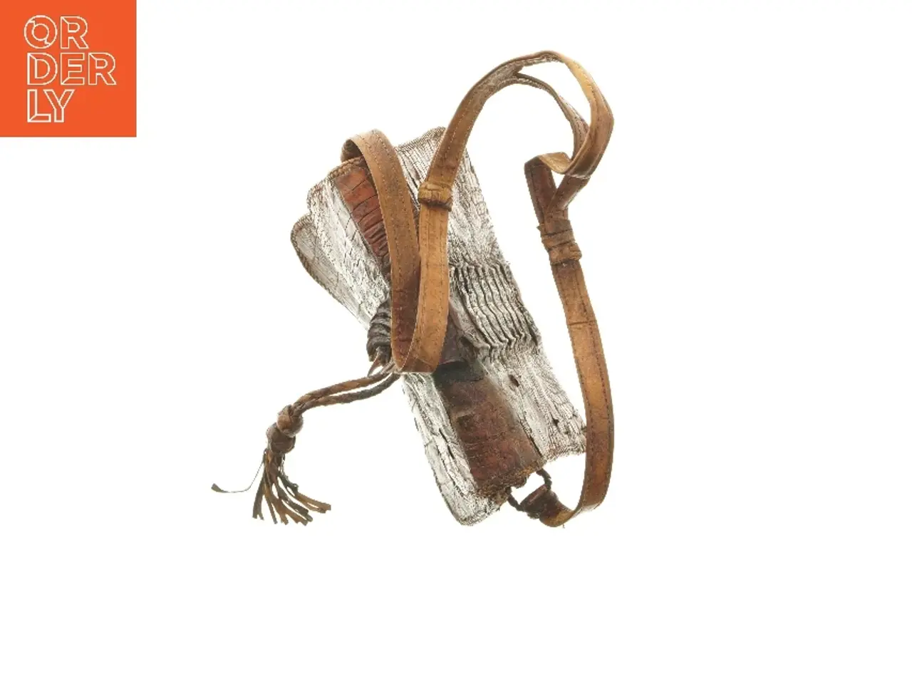 Billede 5 - Krokodilleskinds taske (str. 22x24x14 cm)