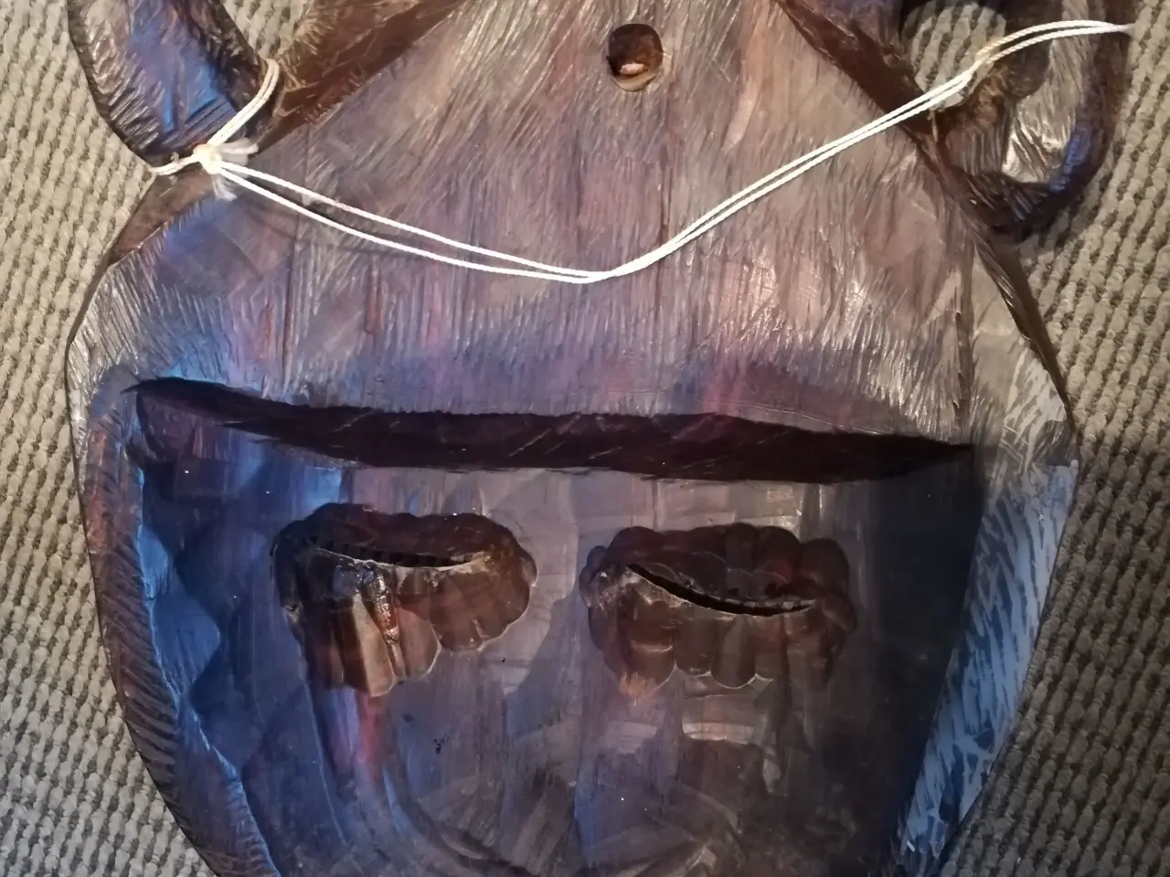 Billede 3 - Gammel afrikansk maske i træ