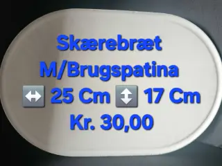 Oval Tupperware Skærebræt 