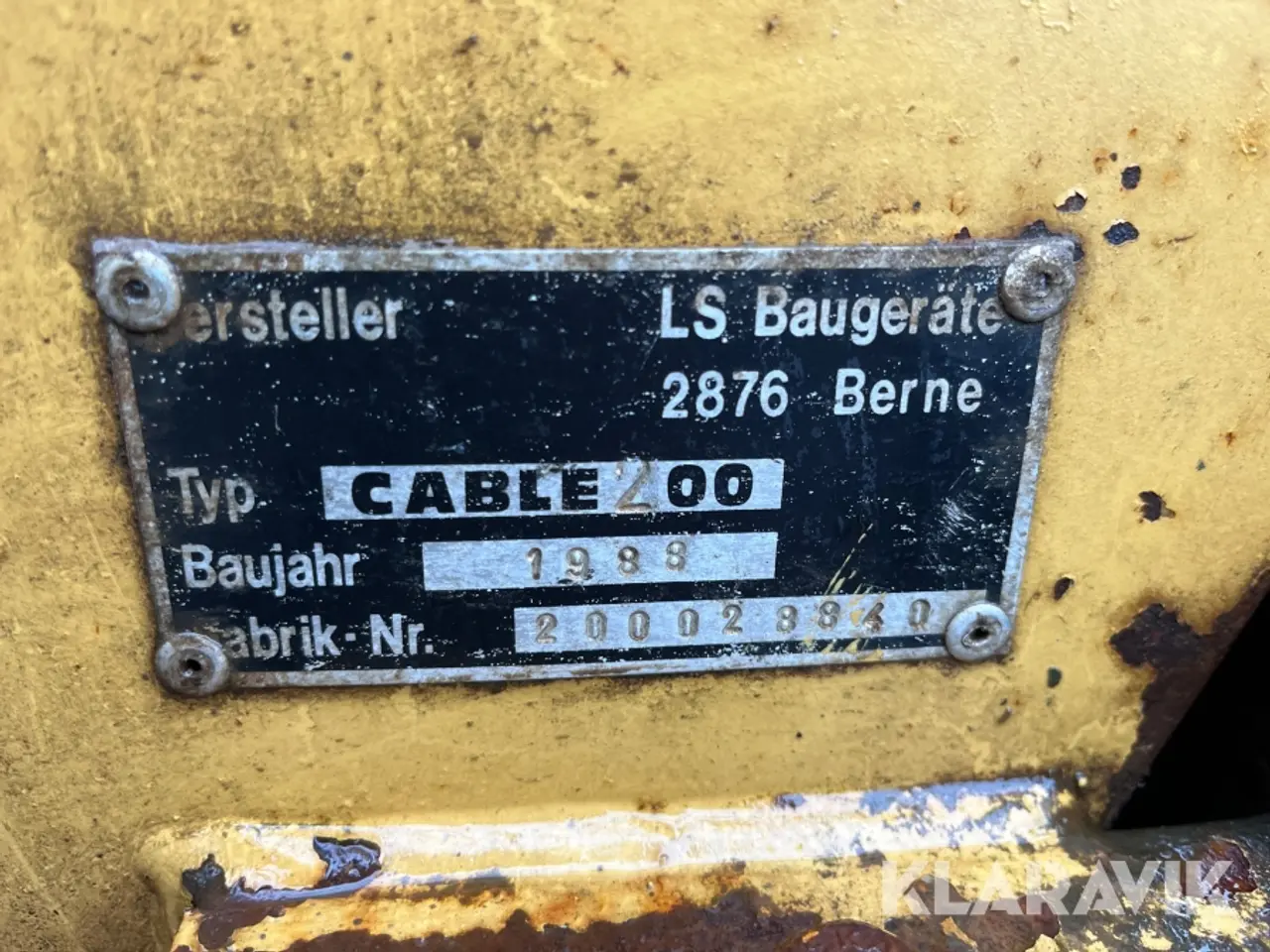 Billede 6 - Kædegraver Cable 200