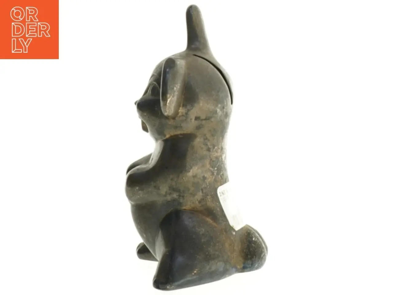 Billede 3 - Gammel sparegris i form af figur (str. 14 cm)