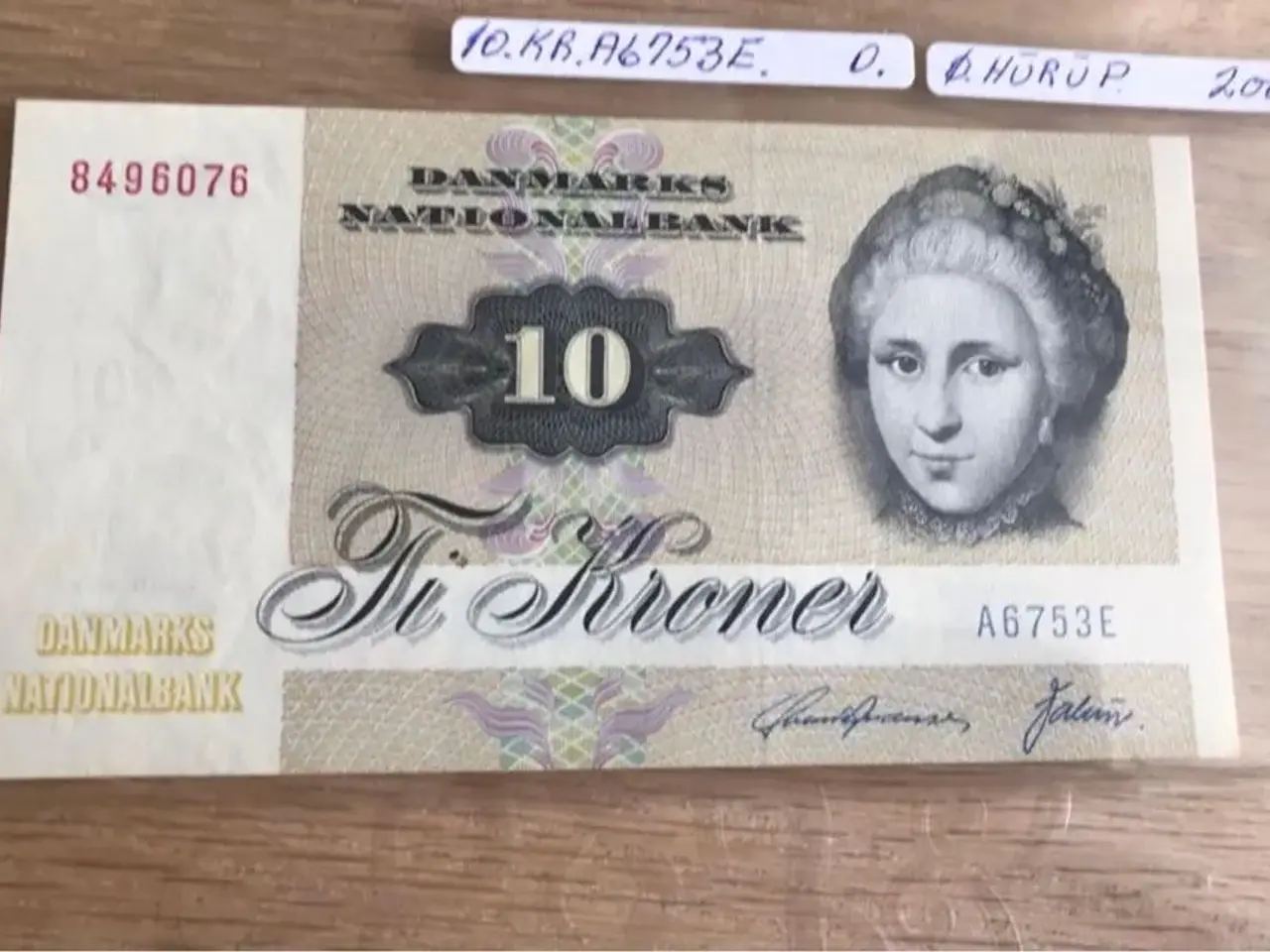 Billede 1 - 10 kr. sedler 1972 serien