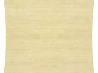 Solsejl 3×3 m - firkantet HDPE 160 g/m², beige