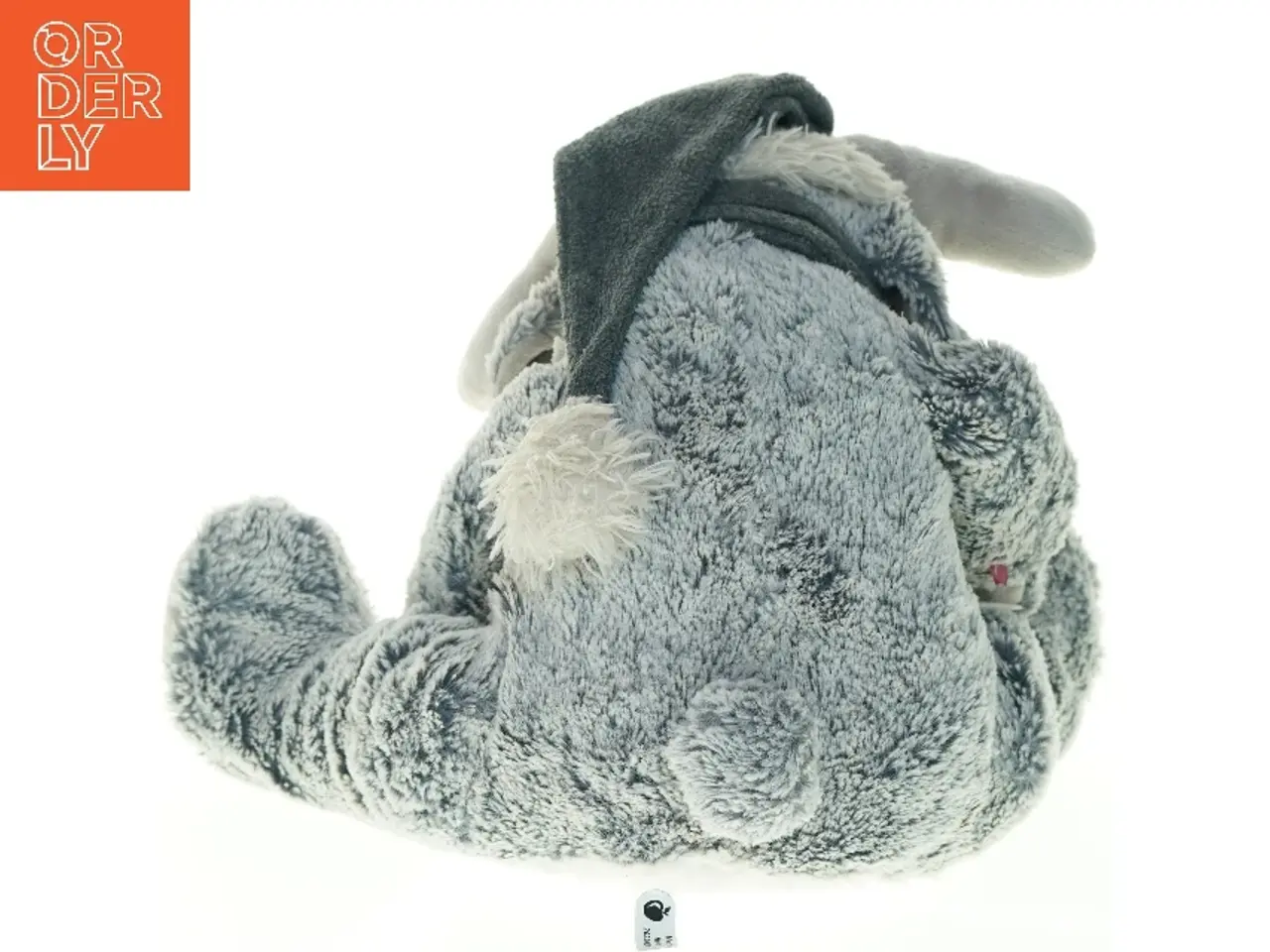 Billede 2 - Tøjdyr elg med bamsehue (str. H. 38 cm)
