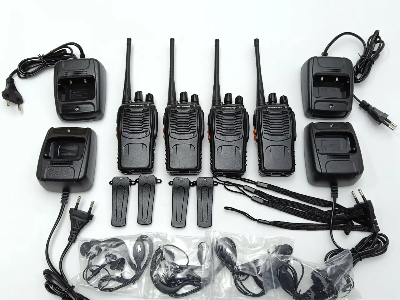 Billede 2 - NY! 4 x Baofeng 888S Radio / Walkie Talkie
