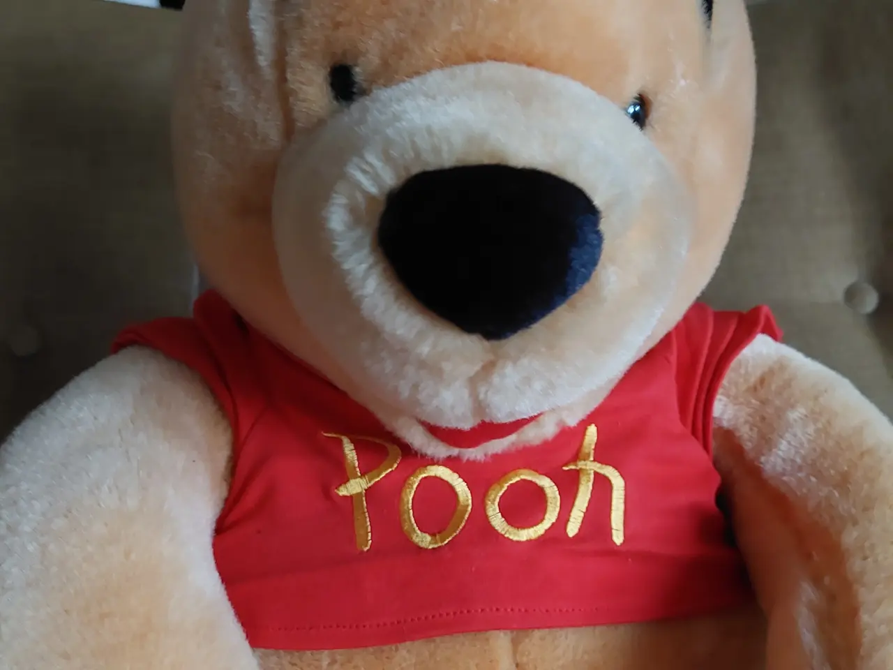 Billede 5 - STOR Vintage Disney Peter Plys bamse – 48cm