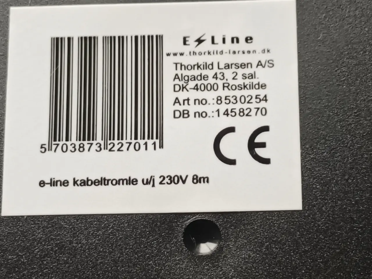 Billede 3 - Kabeltromle til 4 stik 8 m lang helt ny.