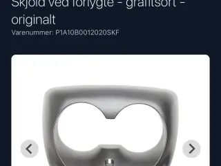 Skjold ved forlygte