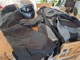 MC køredragt med kevlar ,Kun brugt få gange