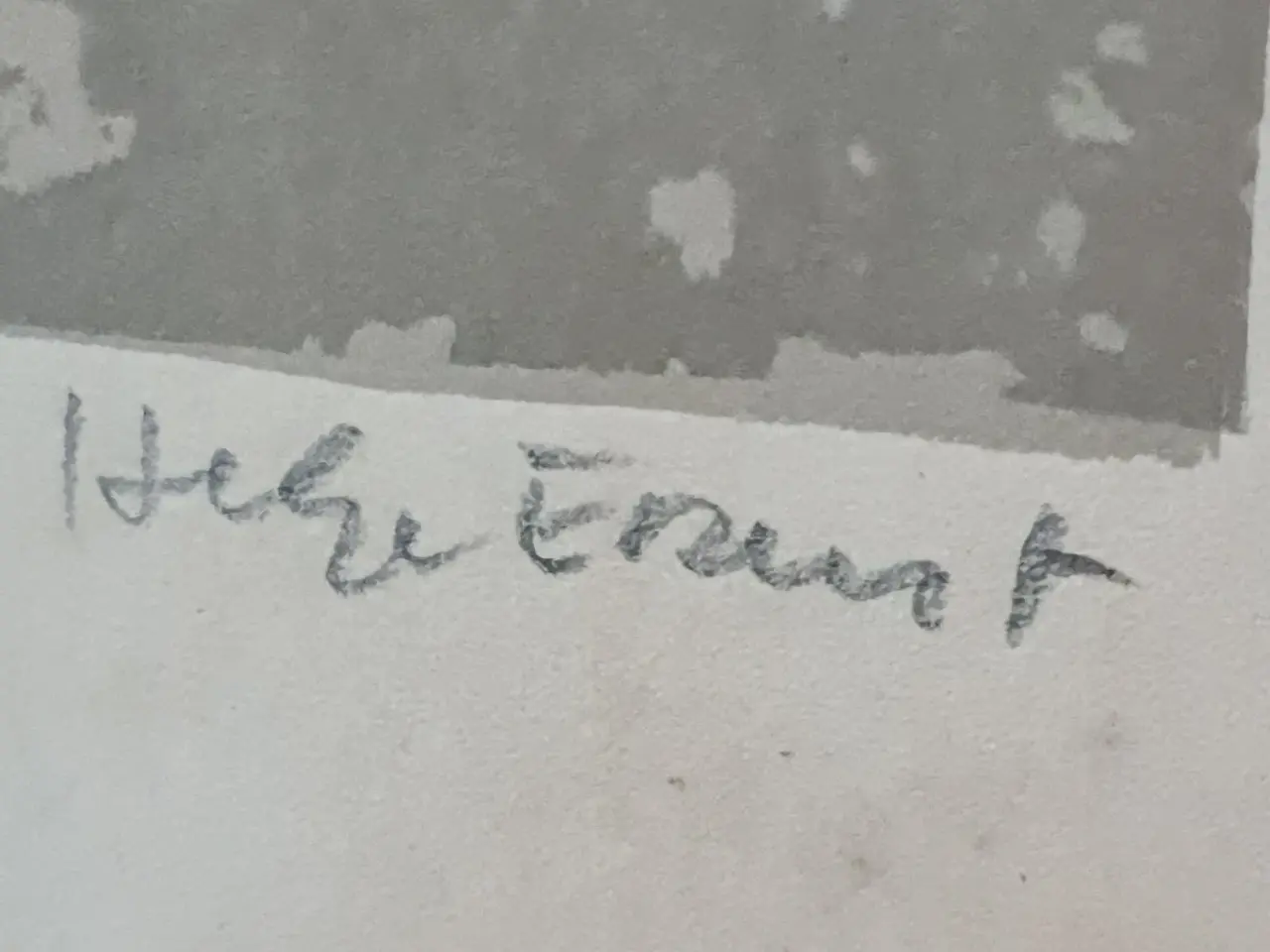 Billede 2 - Helge Ernst – signeret farvelitografi 21/40