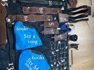 Helt nyt heste/rytter udstyr stadig med prismærke