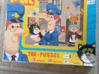 Postmand Per træ-puslespil med 20 brikker