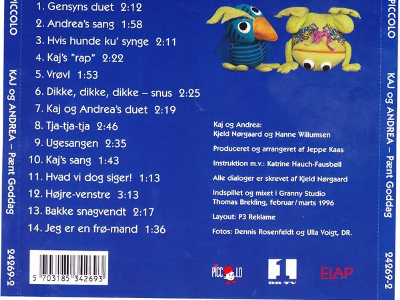 Billede 2 - Kaj Og Andrea – Pænt Goddag – CD