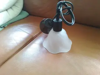 Glaspendel i hvid og grøn og klar