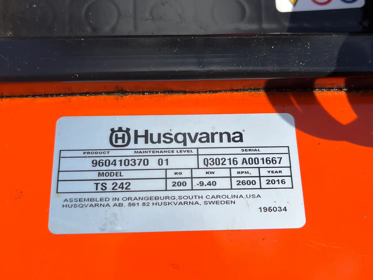 Billede 11 - Husqvarna Ts242 sælges……