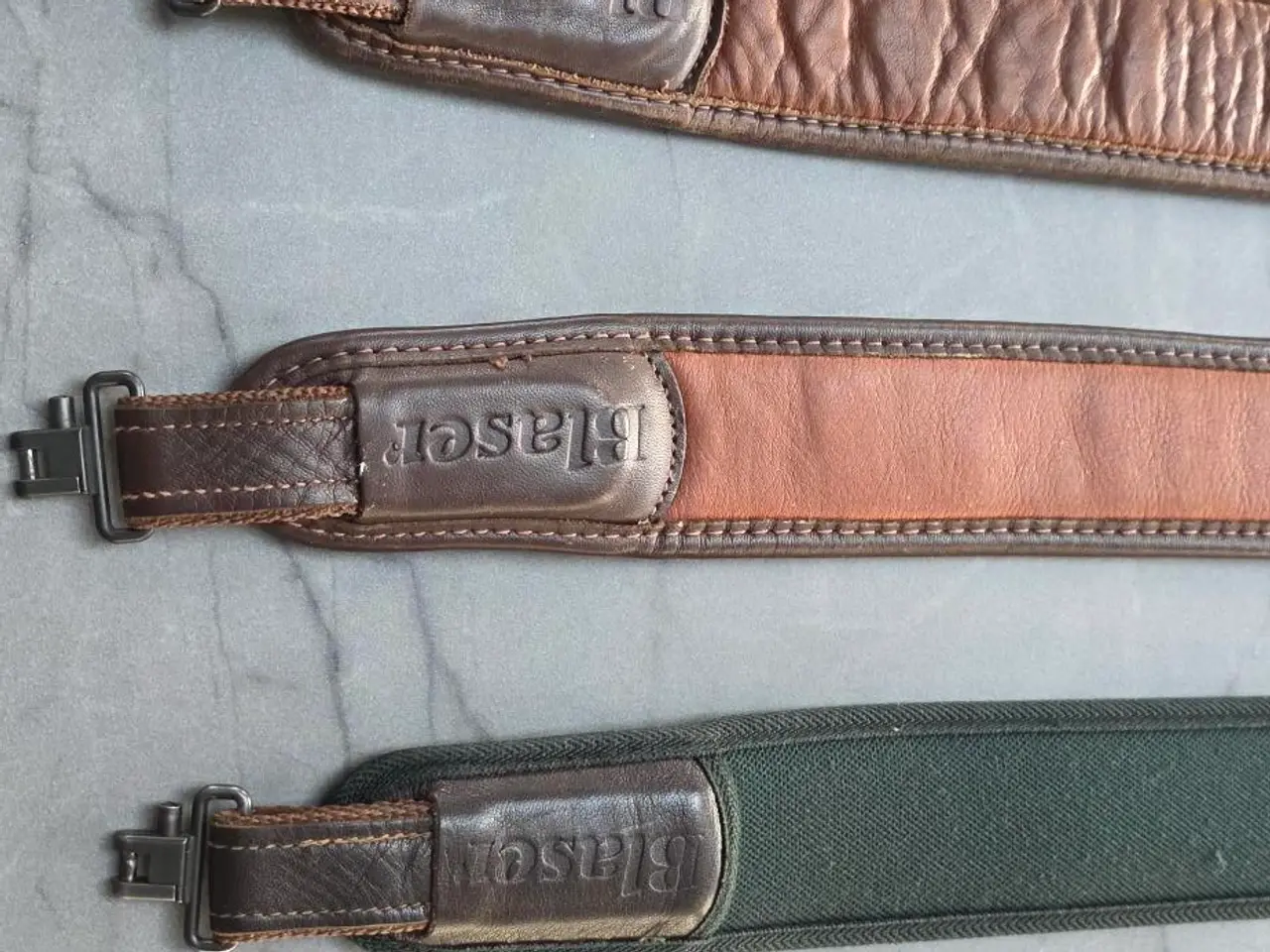 Billede 3 - Blaser gevær rem. Læder eller neopren