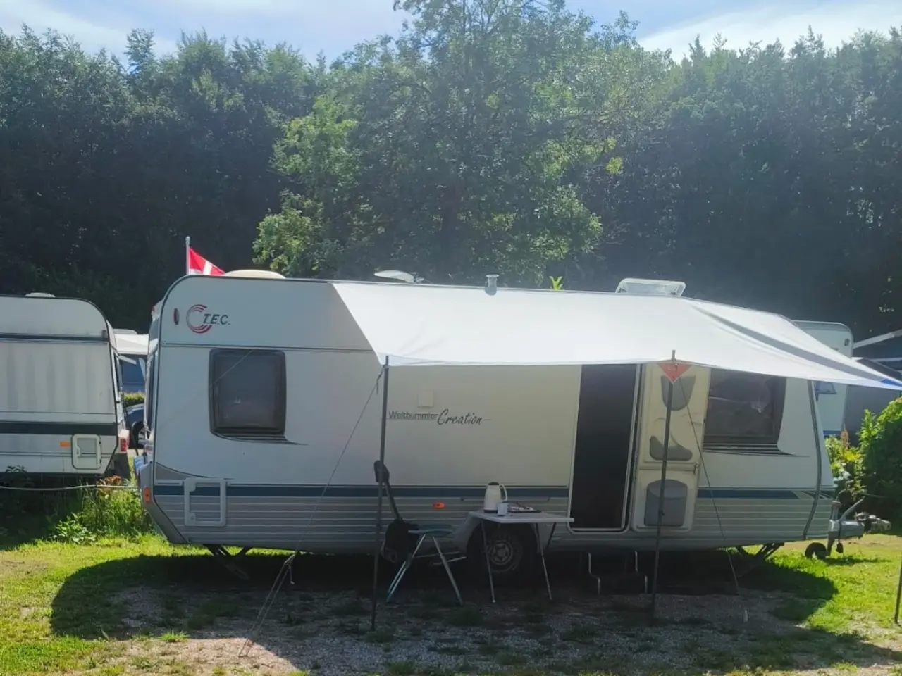 Billede 2 - Vogn med mover og solsejl