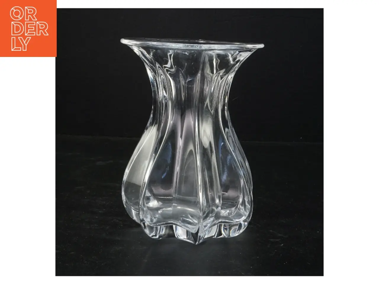 Billede 1 - Glasvase (str. 14 x 17 cm)