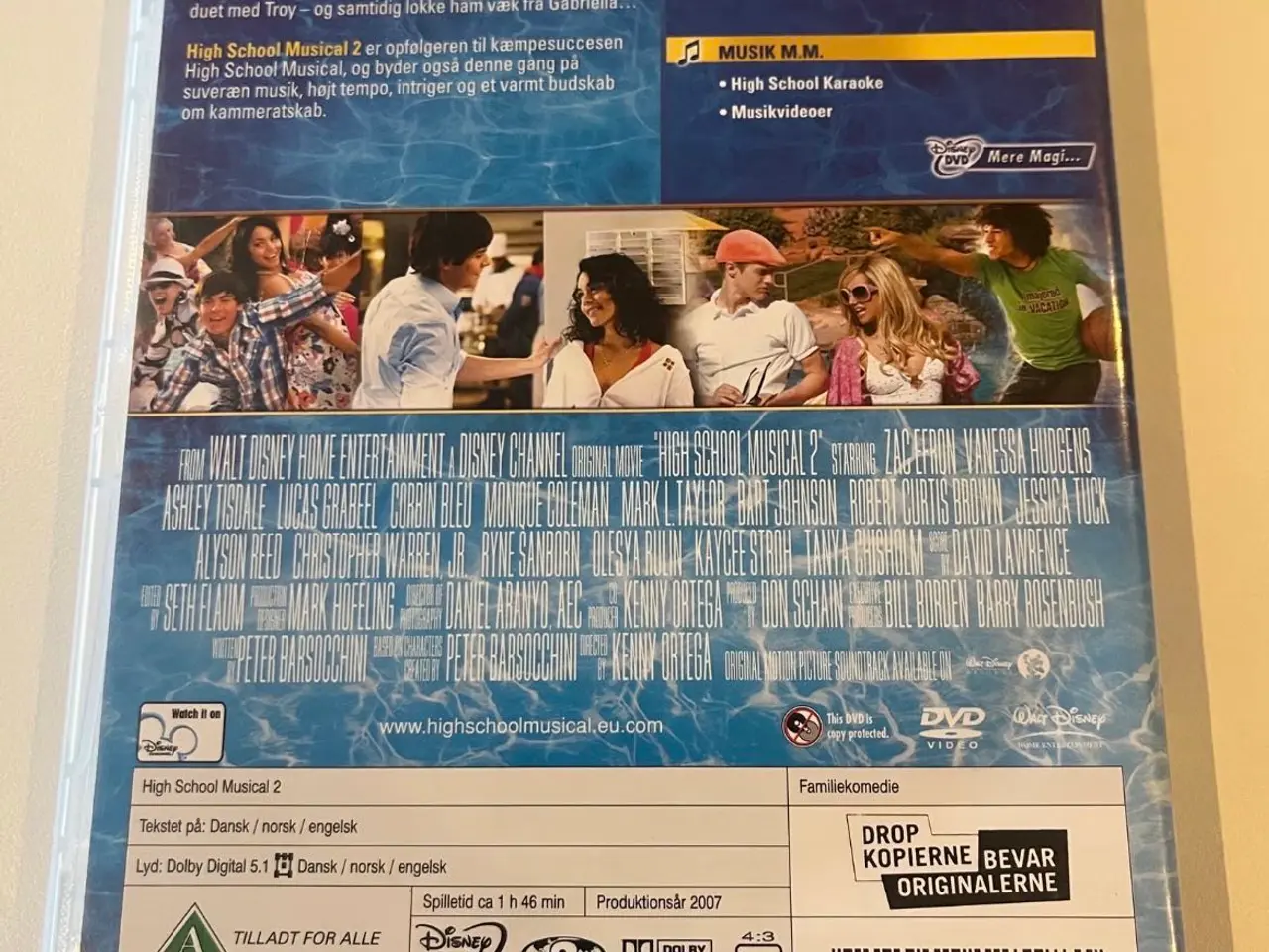 Billede 2 - Disney High School Musical 2 Extended cut