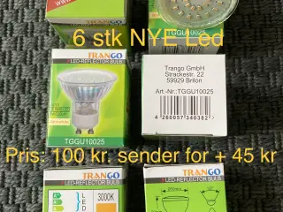 Led pære 6 stk NYE GU10