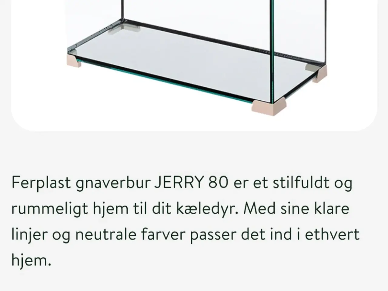 Billede 4 - Ferplast glasbur jerry 80