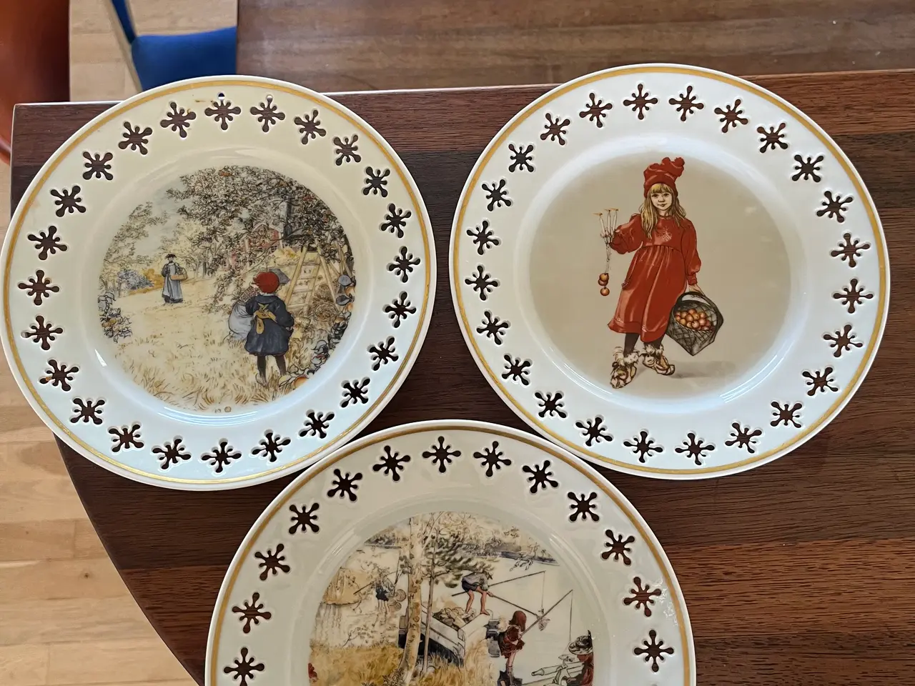 Billede 1 - 3 Carl Larsson platter fra Bing & Grøndahl