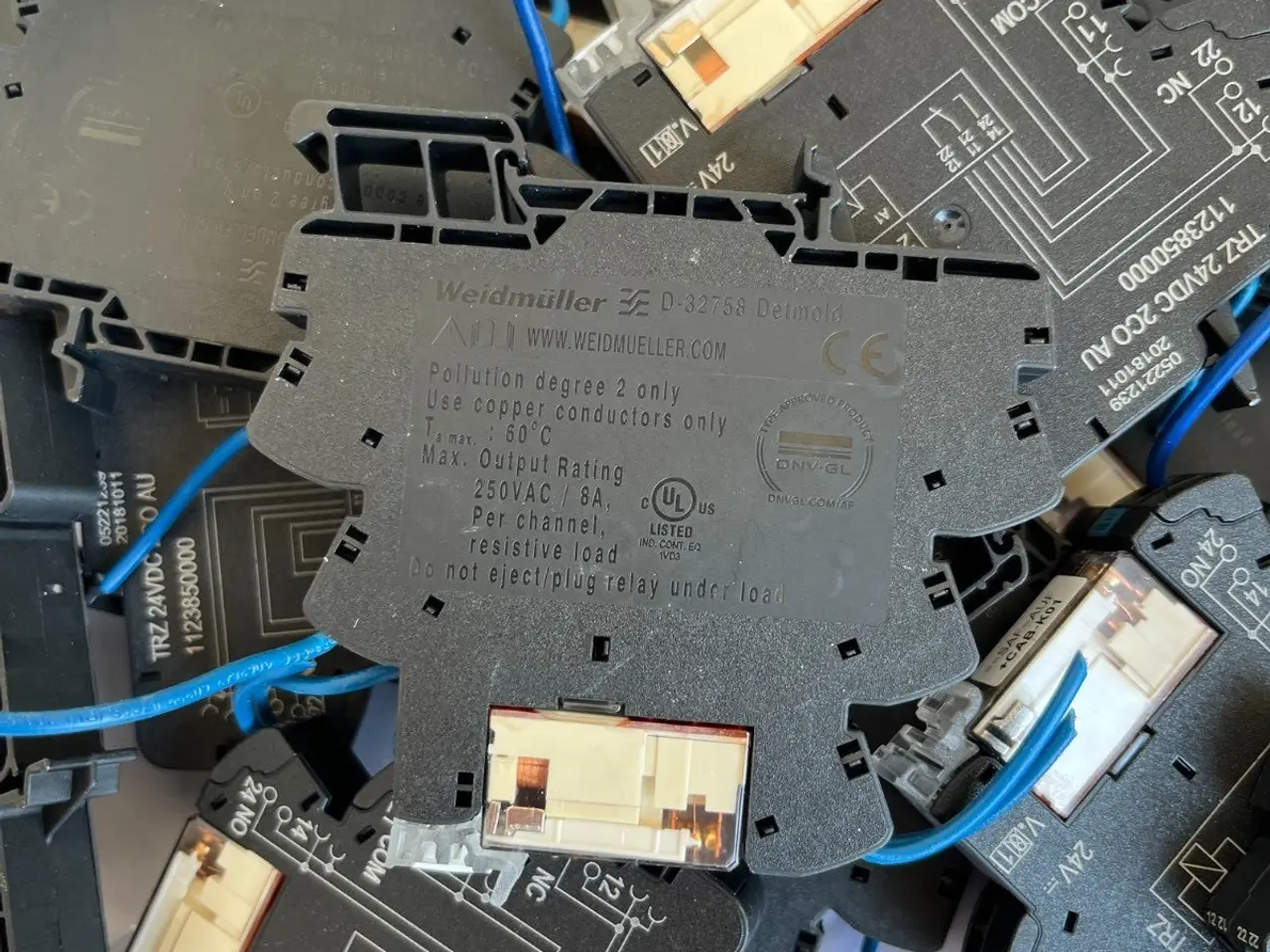 Billede 6 - Weidmuller TRZ 24VDC 2CO AU relæ Modules 2CO 8A Of