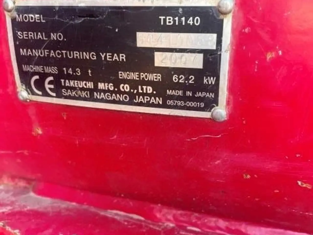 Billede 6 - Takeuchi 1140