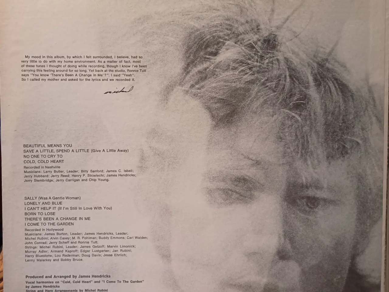 Billede 1 - Michael Parks, Blue. LP.