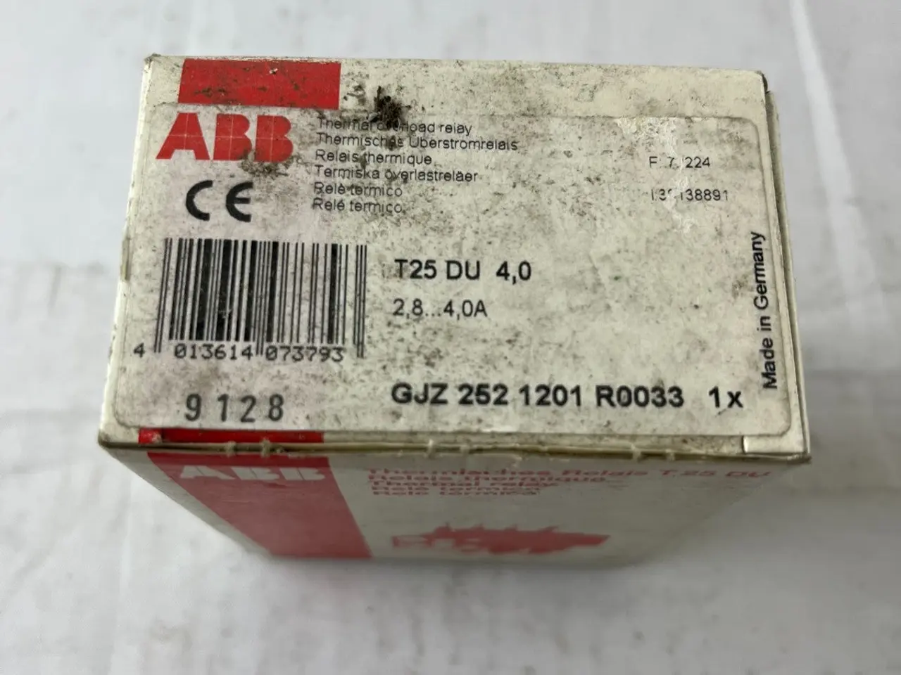 Billede 3 - ABB T25 DU 4.0 Thermal Overload relæ 2.8–4.0A ny