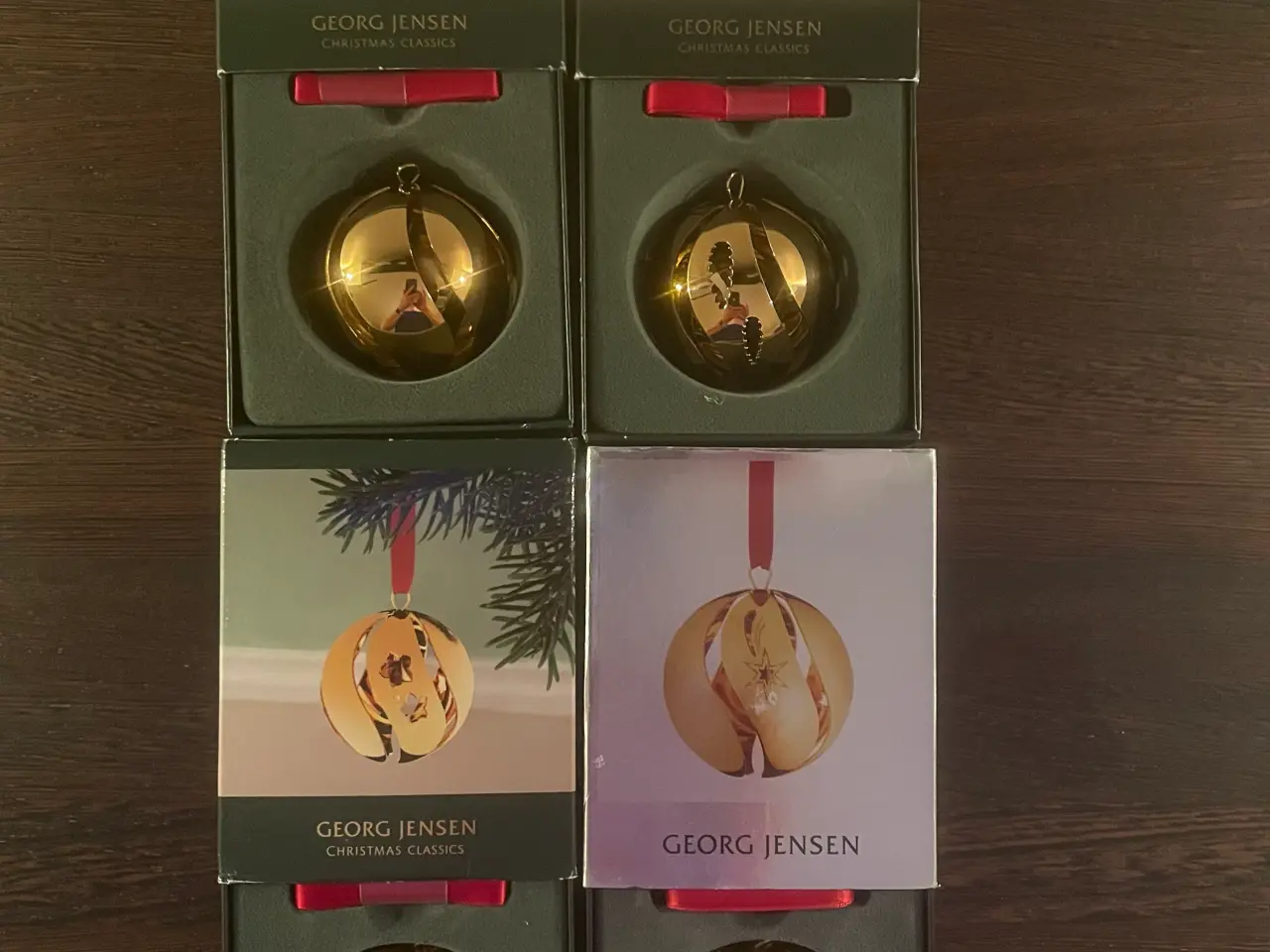 Billede 1 - Georg Jensen julekugler forgyldt, pris fra