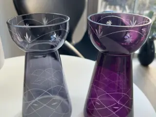 2 Antikke hyacintglas
