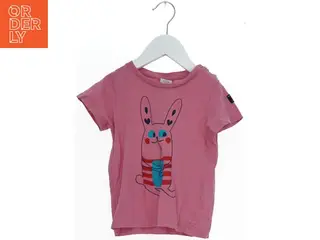 Børne T-shirt med kaninmotiv fra Polarn o. Pyret (str. 92)
