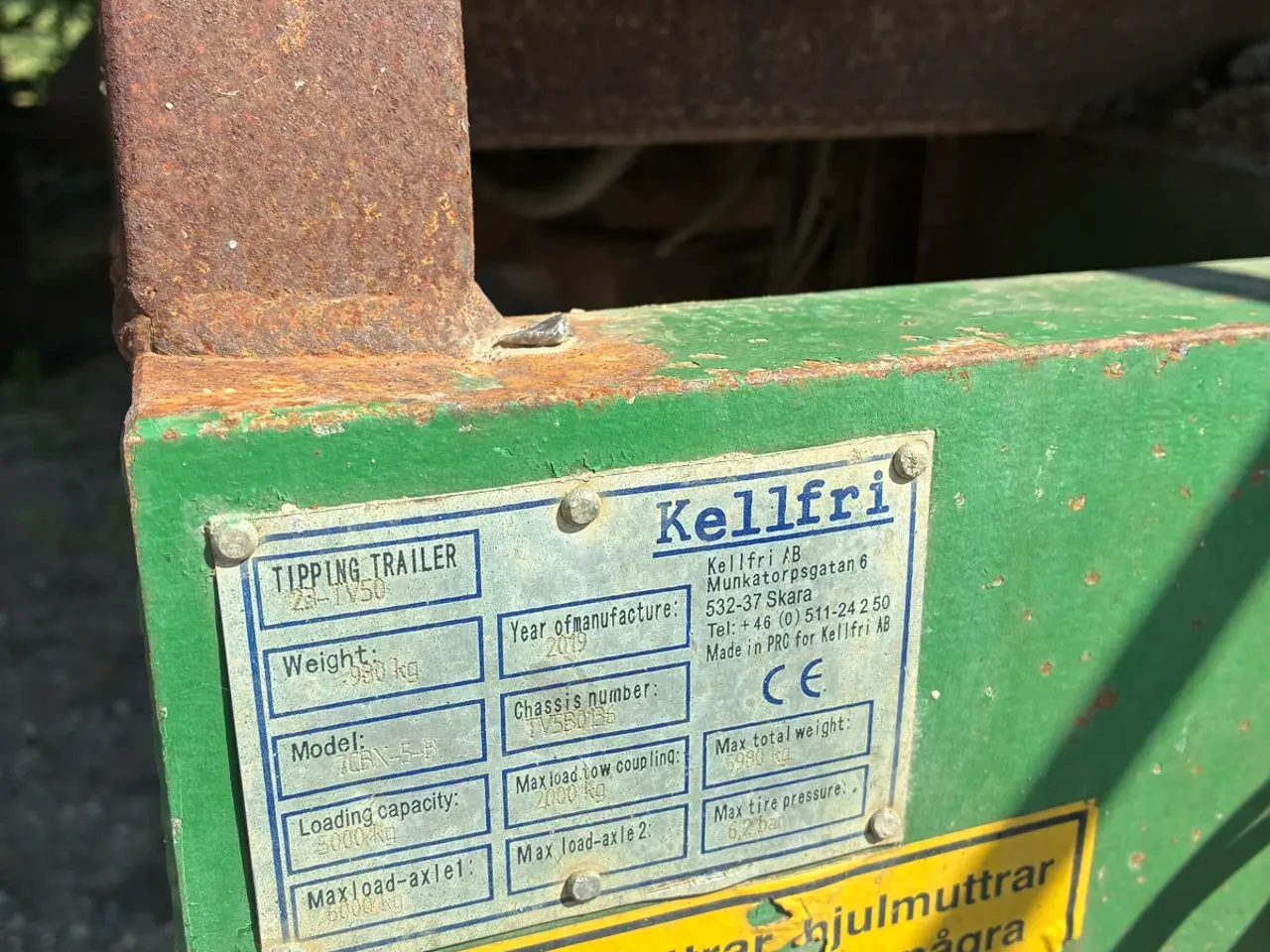 Billede 2 - Tipvogn 5 tons kellfri fra 2019