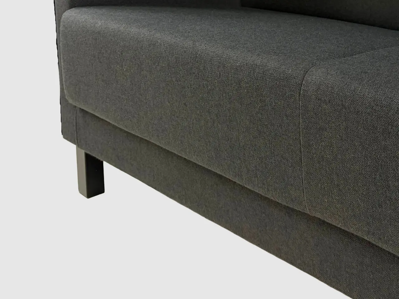 Billede 4 - RBM Vancouver Lite VL2,5 Sofa – Mørkegrå/Sort Stel
