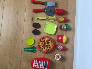 Pizza sæt med extra tilbehør