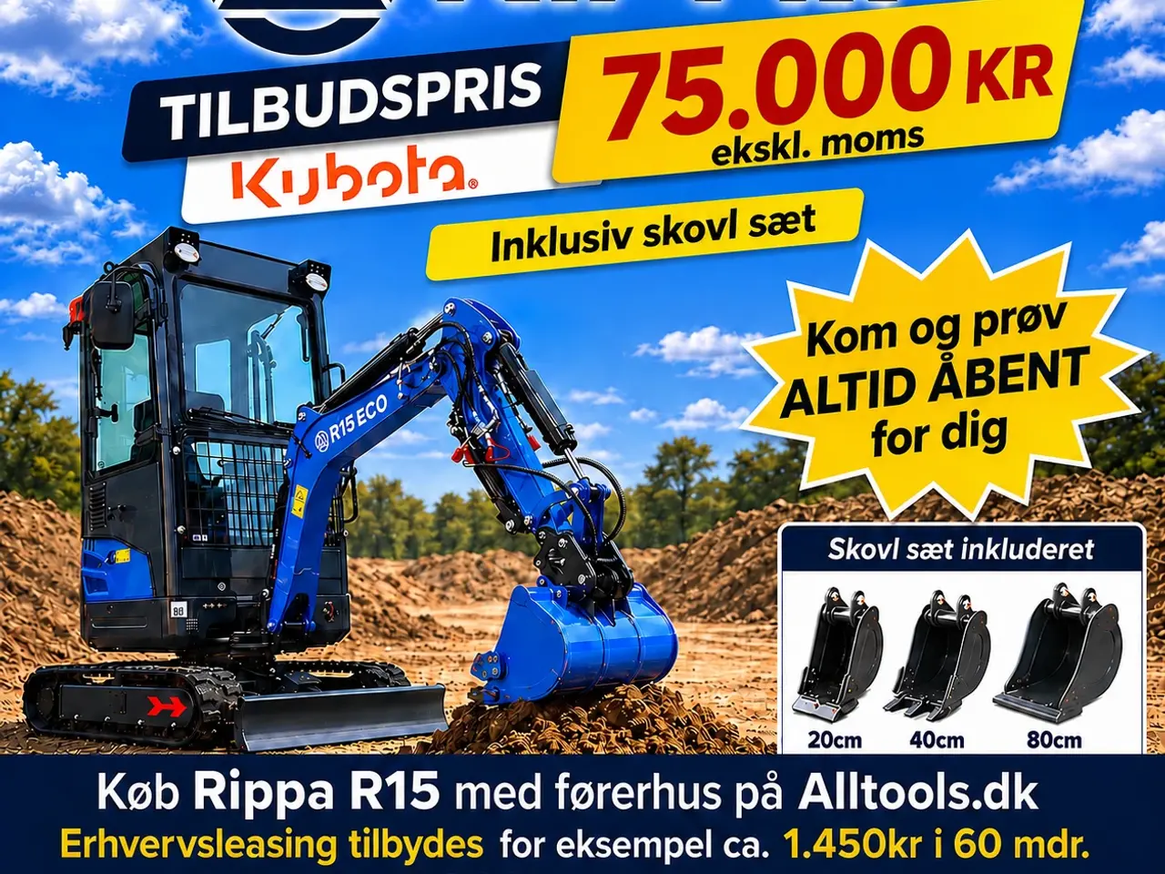 Billede 1 - Rippa R15 Med kabine
