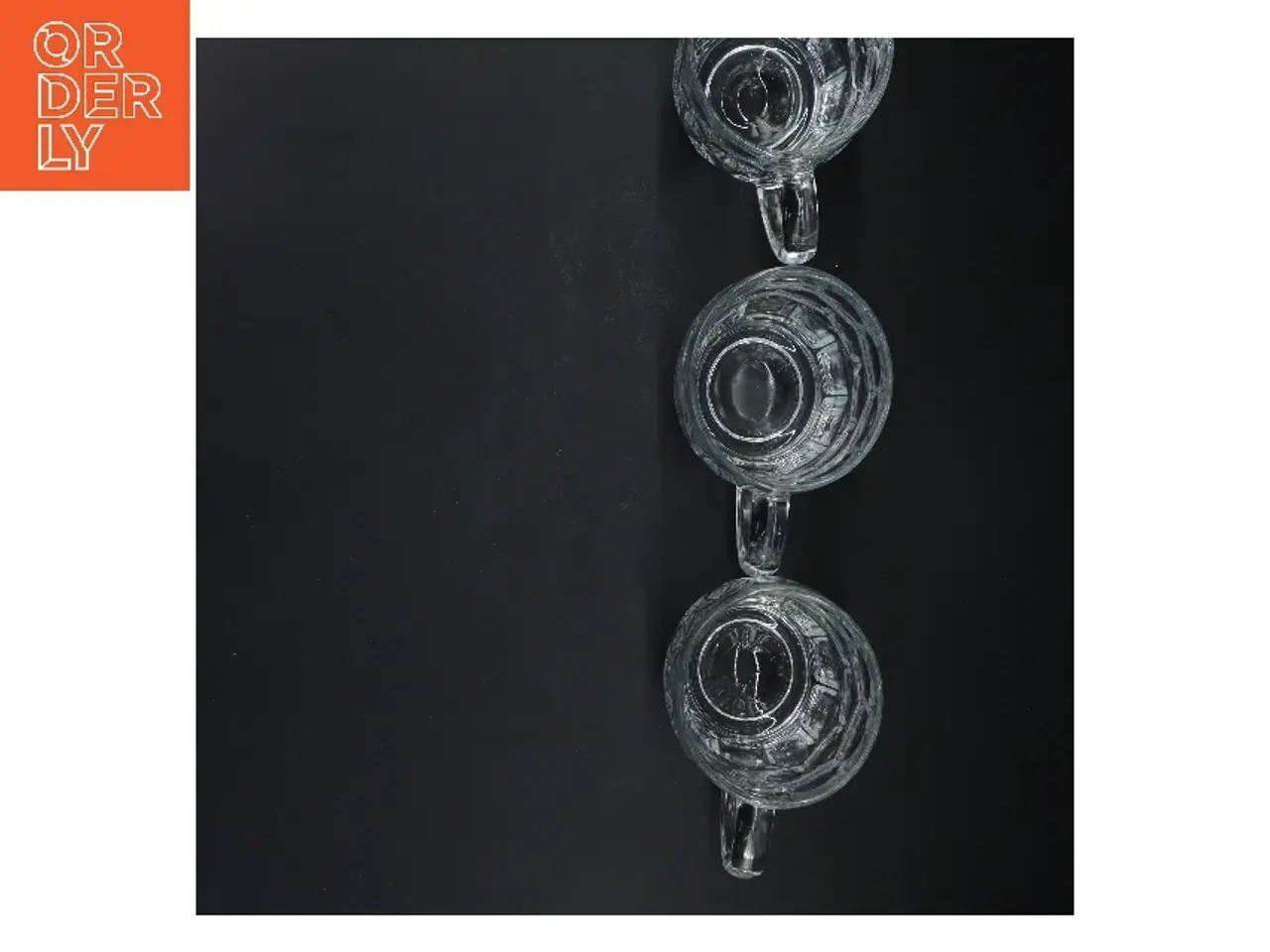 Billede 2 - Sæt af 3 glas ølkrus (str. 12,5x9,5 cm)