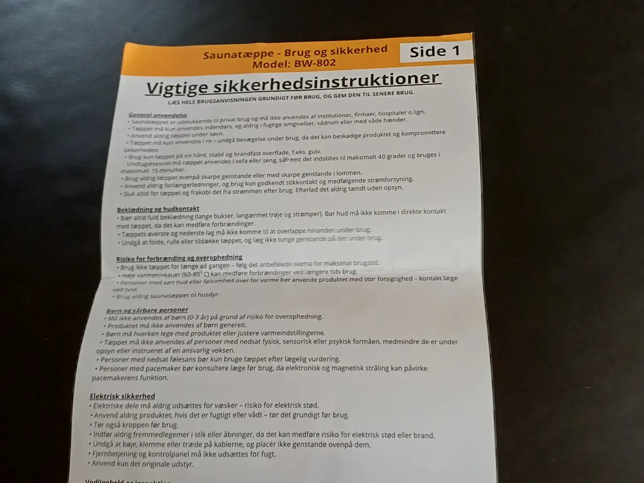Billede 5 - Saunatæppe