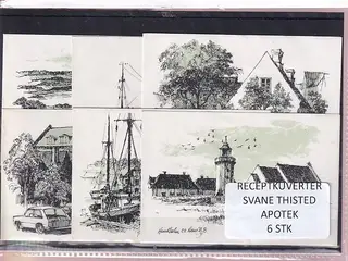 Receptkuverter - Svane Thisted Apotek - 6 Stk.