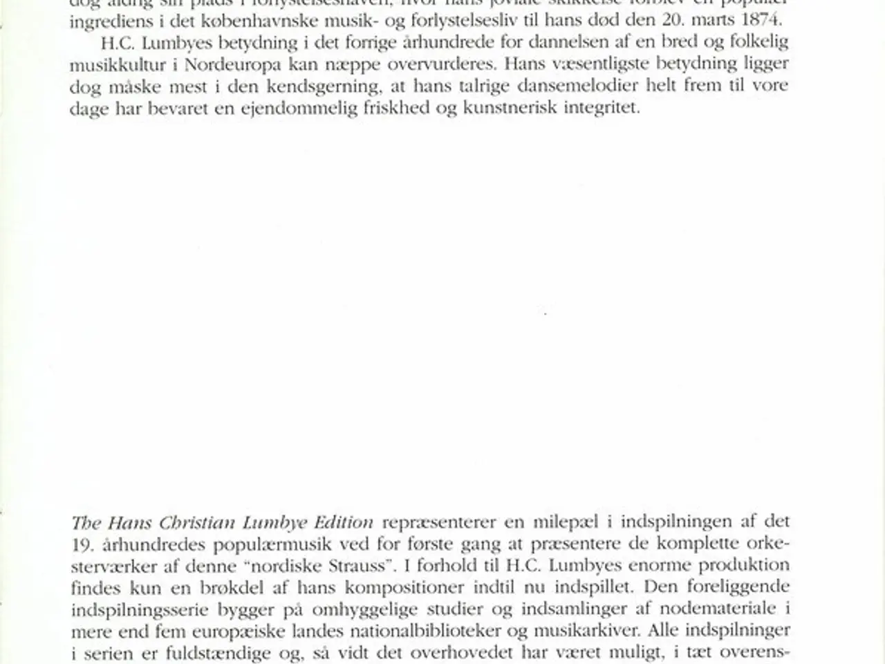 Billede 6 - H.C. Lumbye - Tivolis… – Samlede… – CD