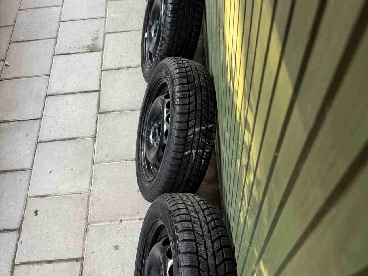Billede 9 - 15” 4x100 Originale Stålfælge med nye vinterdæk