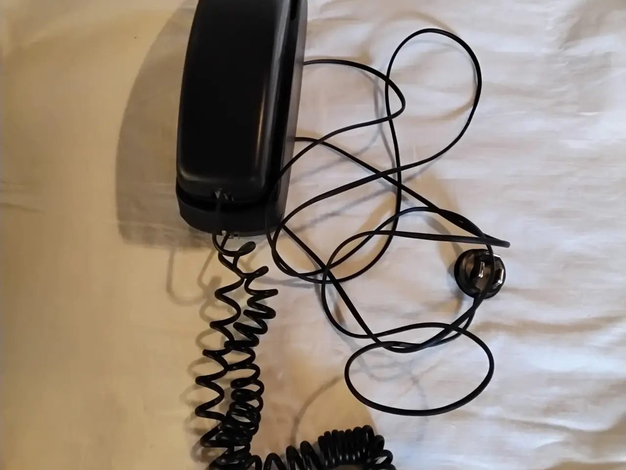 Billede 3 - Sort bord/væg telefon med hukommelse