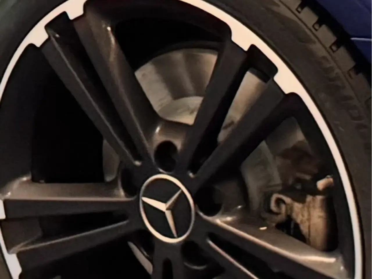 Billede 3 - Mercedes fælge med sensorer 