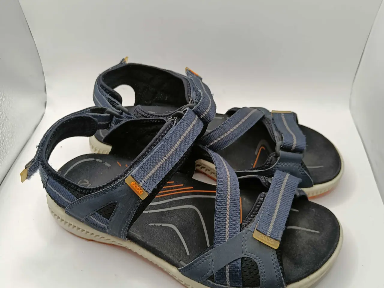 Billede 8 - Ecco mørkeblå sandaler 40str 