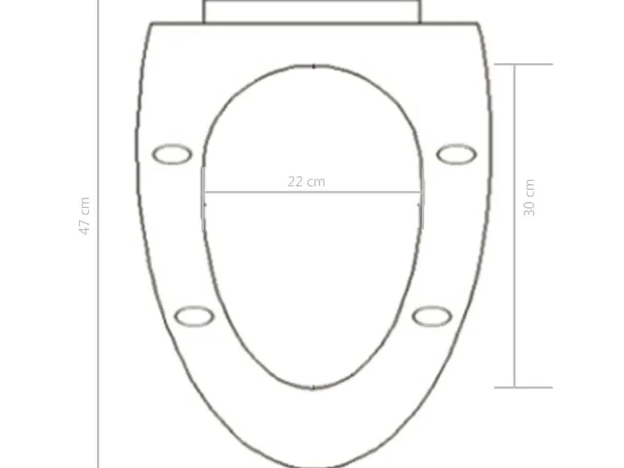 Billede 9 - Toiletsæde med soft-close og quick release-design hvid