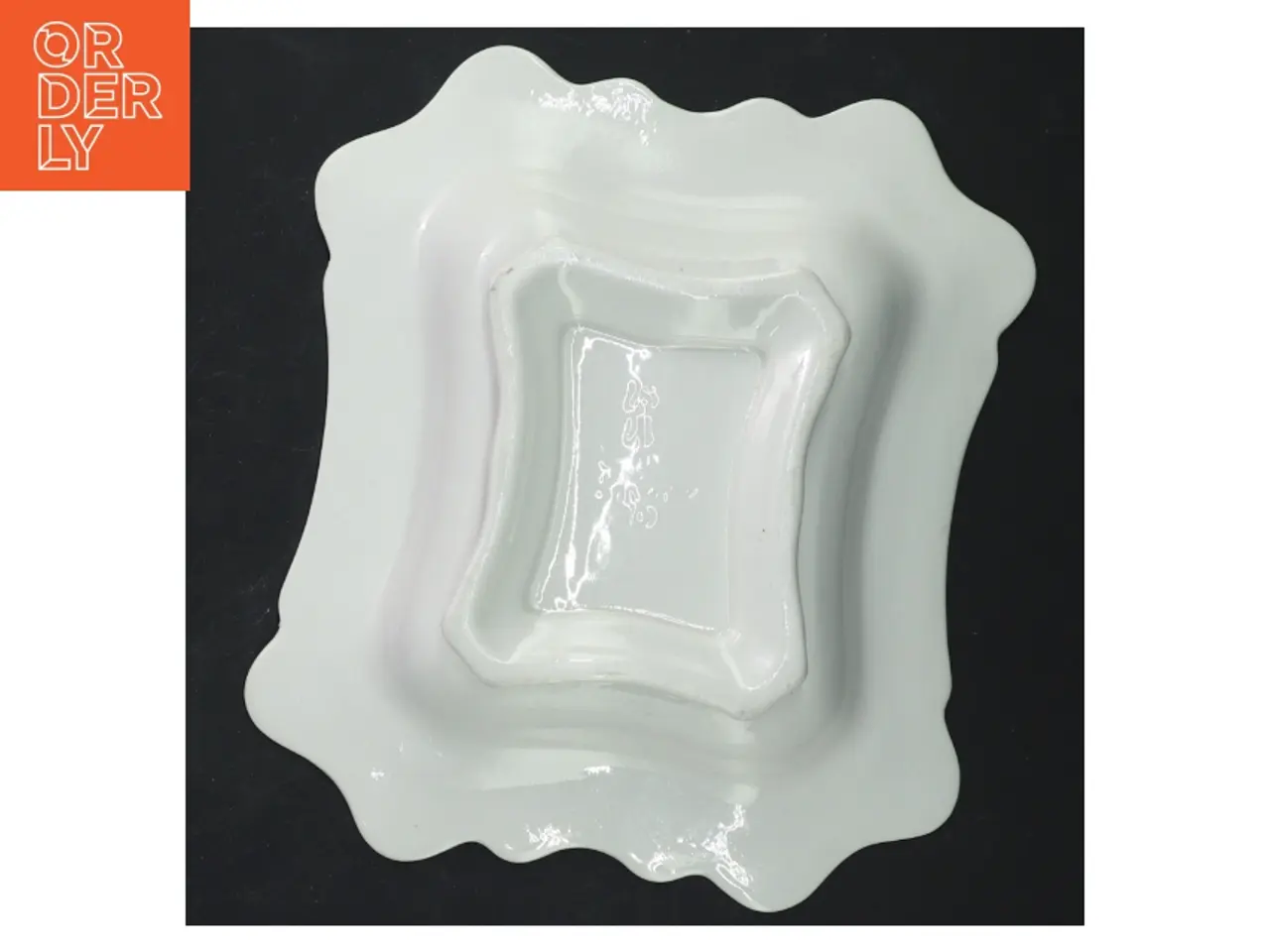 Billede 3 - Gustavberg Blå Blom skål (str. 19,5x17x3,5 cm)